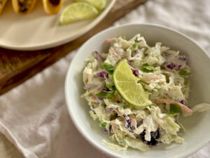 Creamy Lime Cilantro Slaw Recipe