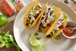 black bean corn jalapeno tacos