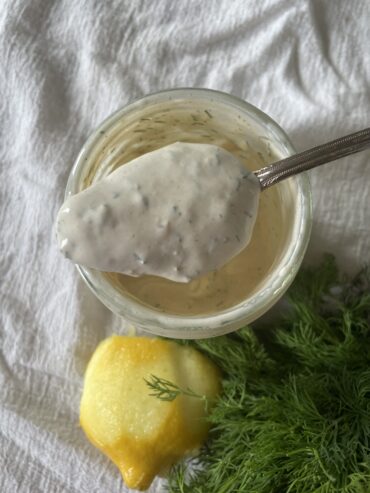 Creamy Lemon Dressing Recipe