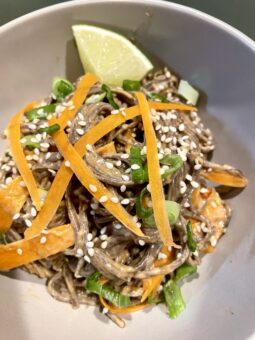 Spicy Peanut Free Soba Noodles