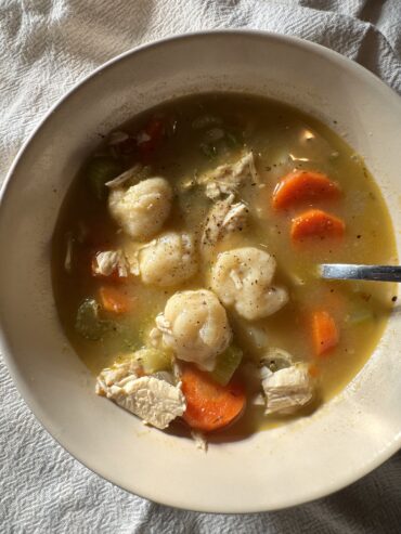 Comforting Chicken Dumpling Soup (Easy + Hearty)